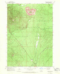 Odell Butte Oregon Historical topographic map, 1:24000 scale, 7.5 X 7.5 Minute, Year 1967
