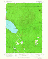 Odell Lake Oregon Historical topographic map, 1:24000 scale, 7.5 X 7.5 Minute, Year 1963