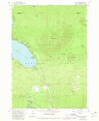 Odell Lake Oregon Historical topographic map, 1:24000 scale, 7.5 X 7.5 Minute, Year 1967