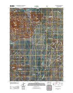 Odell Butte Oregon Historical topographic map, 1:24000 scale, 7.5 X 7.5 Minute, Year 2011