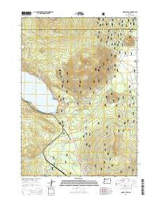 Odell Lake Oregon Current topographic map, 1:24000 scale, 7.5 X 7.5 Minute, Year 2014