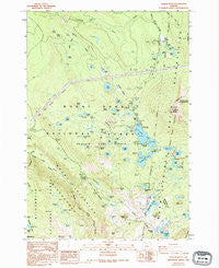 Olallie Butte Oregon Historical topographic map, 1:24000 scale, 7.5 X 7.5 Minute, Year 1988