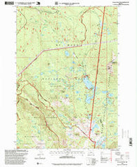 Olallie Butte Oregon Historical topographic map, 1:24000 scale, 7.5 X 7.5 Minute, Year 1997