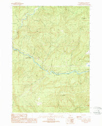 Old Fairview Oregon Historical topographic map, 1:24000 scale, 7.5 X 7.5 Minute, Year 1989
