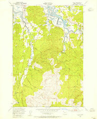 Olney Oregon Historical topographic map, 1:24000 scale, 7.5 X 7.5 Minute, Year 1949