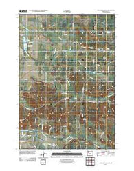 Onehorse Slough Oregon Historical topographic map, 1:24000 scale, 7.5 X 7.5 Minute, Year 2011