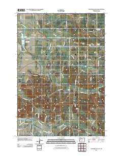 Onehorse Slough Oregon Historical topographic map, 1:24000 scale, 7.5 X 7.5 Minute, Year 2011