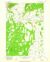 Oneil Oregon Historical topographic map, 1:24000 scale, 7.5 X 7.5 Minute, Year 1962