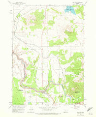 Opal City Oregon Historical topographic map, 1:24000 scale, 7.5 X 7.5 Minute, Year 1962