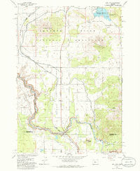 Opal City Oregon Historical topographic map, 1:24000 scale, 7.5 X 7.5 Minute, Year 1985