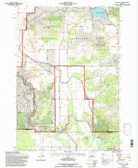 Opal City Oregon Historical topographic map, 1:24000 scale, 7.5 X 7.5 Minute, Year 1992