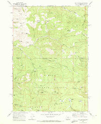 Opal Mountain Oregon Historical topographic map, 1:24000 scale, 7.5 X 7.5 Minute, Year 1968