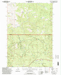 Opal Mountain Oregon Historical topographic map, 1:24000 scale, 7.5 X 7.5 Minute, Year 1992