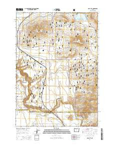 Opal City Oregon Current topographic map, 1:24000 scale, 7.5 X 7.5 Minute, Year 2014