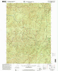 Ophir Mountain Oregon Historical topographic map, 1:24000 scale, 7.5 X 7.5 Minute, Year 1998
