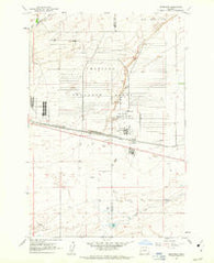 Ordnance Oregon Historical topographic map, 1:24000 scale, 7.5 X 7.5 Minute, Year 1962
