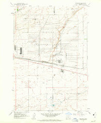 Ordnance Oregon Historical topographic map, 1:24000 scale, 7.5 X 7.5 Minute, Year 1962