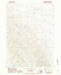 Oregon Canyon Ranch Oregon Historical topographic map, 1:24000 scale, 7.5 X 7.5 Minute, Year 1982
