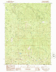 Oregon Caves Oregon Historical topographic map, 1:24000 scale, 7.5 X 7.5 Minute, Year 1986