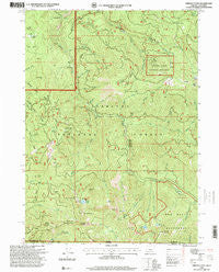 Oregon Caves Oregon Historical topographic map, 1:24000 scale, 7.5 X 7.5 Minute, Year 1996
