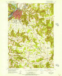 Oregon City Oregon Historical topographic map, 1:24000 scale, 7.5 X 7.5 Minute, Year 1954
