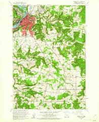 Oregon City Oregon Historical topographic map, 1:24000 scale, 7.5 X 7.5 Minute, Year 1961