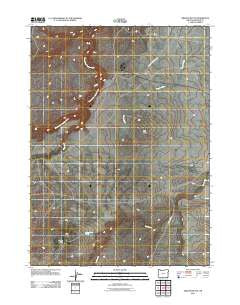 Oregon Butte Oregon Historical topographic map, 1:24000 scale, 7.5 X 7.5 Minute, Year 2011