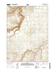 Oregon Butte Oregon Current topographic map, 1:24000 scale, 7.5 X 7.5 Minute, Year 2014