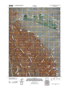 Oregon Canyon Ranch Oregon Historical topographic map, 1:24000 scale, 7.5 X 7.5 Minute, Year 2011