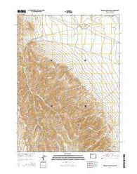 Oregon Canyon Ranch Oregon Current topographic map, 1:24000 scale, 7.5 X 7.5 Minute, Year 2014