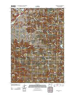 Oregon City Oregon Historical topographic map, 1:24000 scale, 7.5 X 7.5 Minute, Year 2011