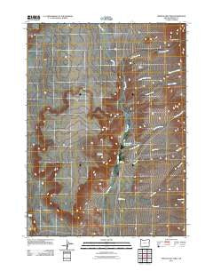 Oregon End Table Oregon Historical topographic map, 1:24000 scale, 7.5 X 7.5 Minute, Year 2011