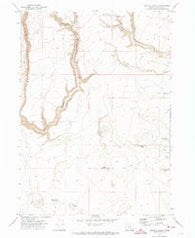 Orejana Canyon Oregon Historical topographic map, 1:24000 scale, 7.5 X 7.5 Minute, Year 1971