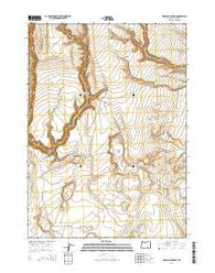 Orejana Canyon Oregon Current topographic map, 1:24000 scale, 7.5 X 7.5 Minute, Year 2014