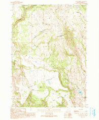 Otis Mountain Oregon Historical topographic map, 1:24000 scale, 7.5 X 7.5 Minute, Year 1990