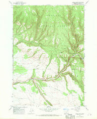 Owens Butte Oregon Historical topographic map, 1:24000 scale, 7.5 X 7.5 Minute, Year 1967