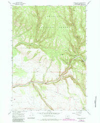 Owens Butte Oregon Historical topographic map, 1:24000 scale, 7.5 X 7.5 Minute, Year 1967