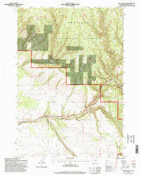 Owens Butte Oregon Historical topographic map, 1:24000 scale, 7.5 X 7.5 Minute, Year 1995