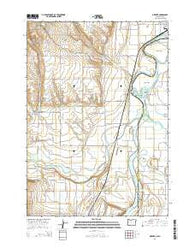 Owyhee Oregon Current topographic map, 1:24000 scale, 7.5 X 7.5 Minute, Year 2014
