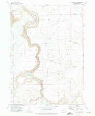 Owyhee Butte Oregon Historical topographic map, 1:24000 scale, 7.5 X 7.5 Minute, Year 1972