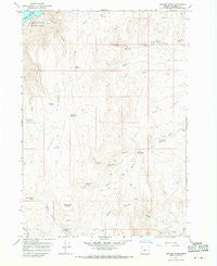 Owyhee Ridge Oregon Historical topographic map, 1:24000 scale, 7.5 X 7.5 Minute, Year 1967