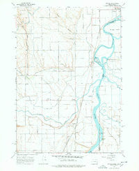 Owyhee Oregon Historical topographic map, 1:24000 scale, 7.5 X 7.5 Minute, Year 1967