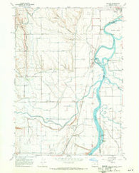 Owyhee Oregon Historical topographic map, 1:24000 scale, 7.5 X 7.5 Minute, Year 1967
