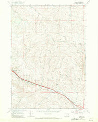 Oxman Oregon Historical topographic map, 1:24000 scale, 7.5 X 7.5 Minute, Year 1987