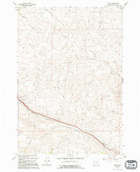 Oxman Oregon Historical topographic map, 1:24000 scale, 7.5 X 7.5 Minute, Year 1994