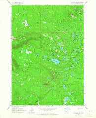 Packsaddle Mtn Oregon Historical topographic map, 1:24000 scale, 7.5 X 7.5 Minute, Year 1963