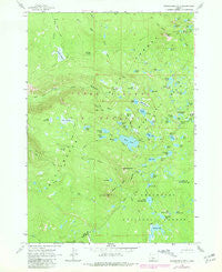 Packsaddle Mtn Oregon Historical topographic map, 1:24000 scale, 7.5 X 7.5 Minute, Year 1963
