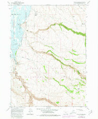 Page Springs Oregon Historical topographic map, 1:24000 scale, 7.5 X 7.5 Minute, Year 1967