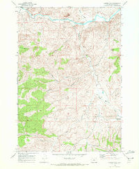Painted Hills Oregon Historical topographic map, 1:24000 scale, 7.5 X 7.5 Minute, Year 1968