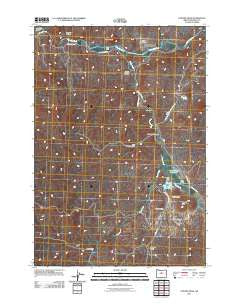 Painted Hills Oregon Historical topographic map, 1:24000 scale, 7.5 X 7.5 Minute, Year 2011